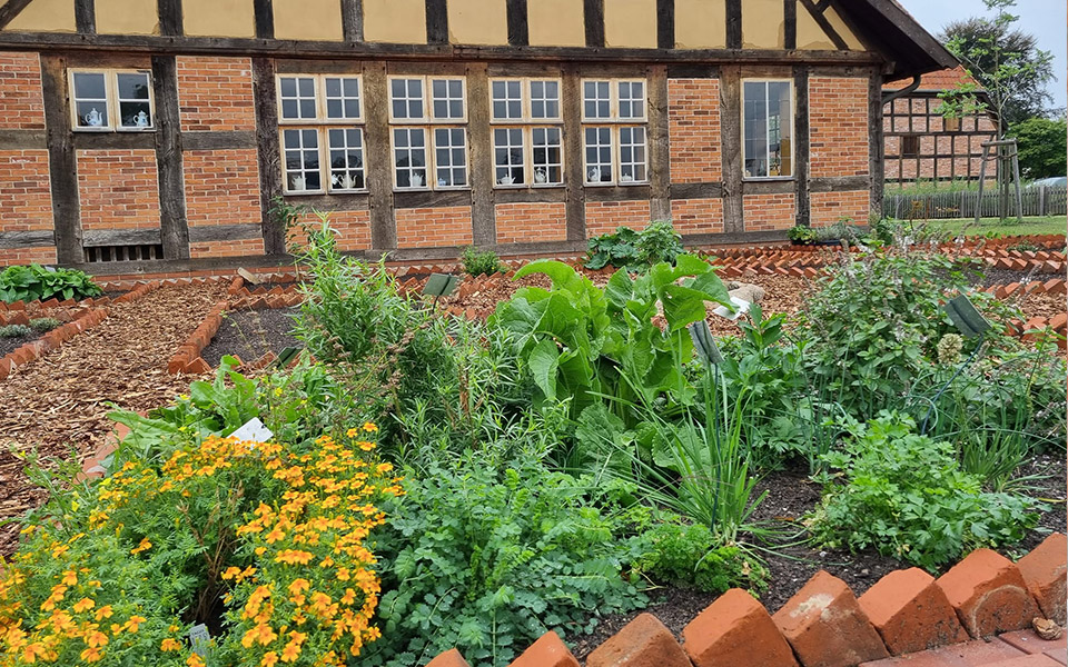 Kräutergarten vor dem Ehmken Hof