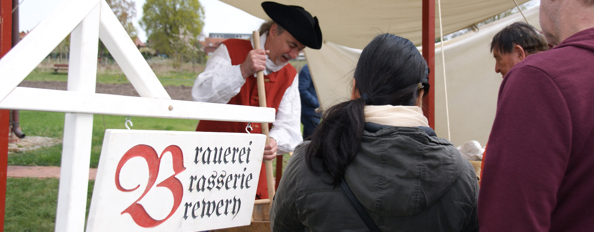 Bierbrauer bei den Zeitinseln